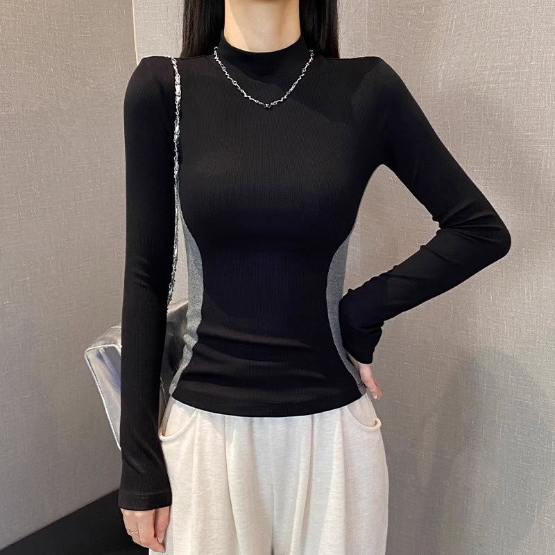 美式撞色顯瘦T