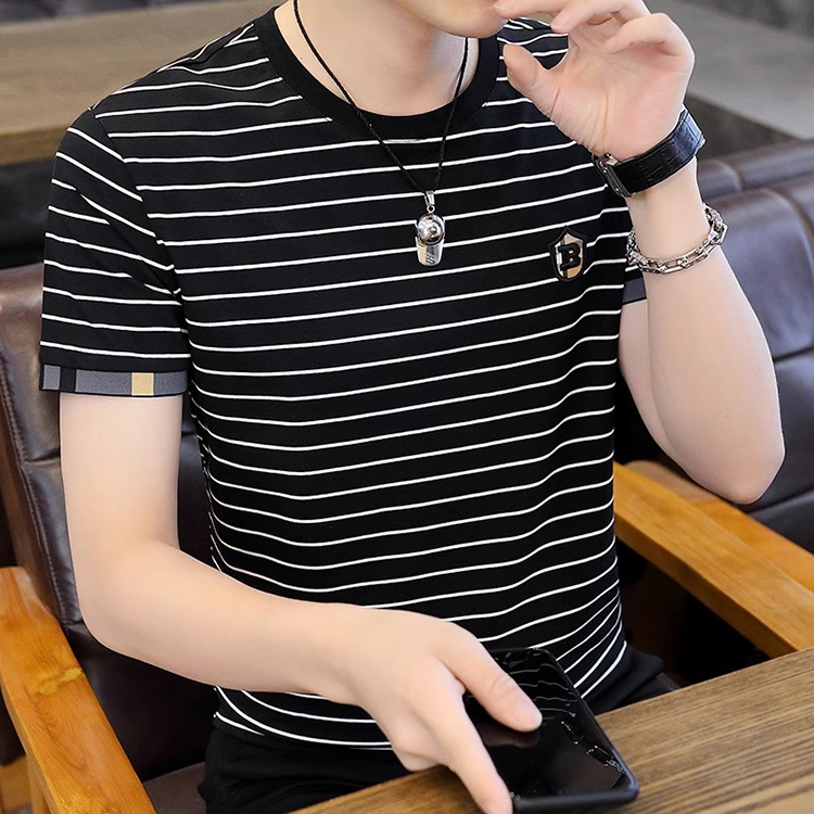 男士條紋T卹